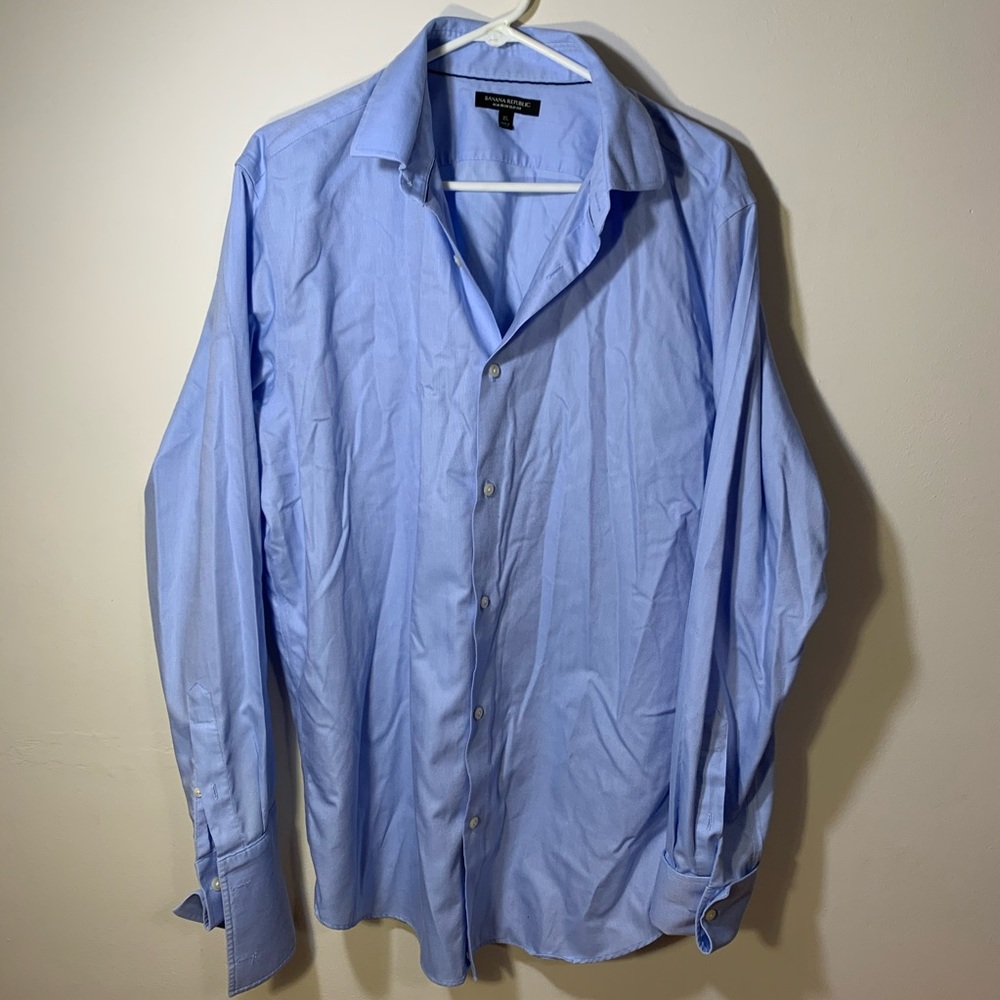 LIKE NEW Banana Republic Non-Iron Slim Fit Shirt